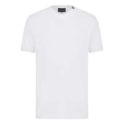 Emporio Armani Iconic Lounge Stretch Piquet T-Shirt White Pólók / Galléros Pólók Fehér