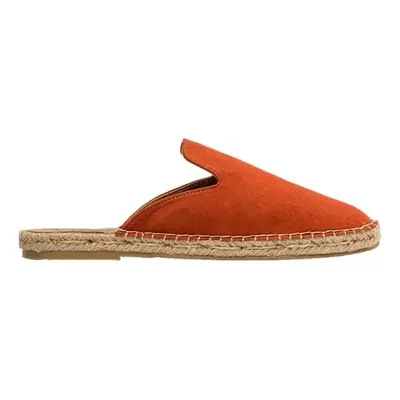 Paez Mule W - Vegan Suede Terracota Gyékény talpú cipők Narancssárga