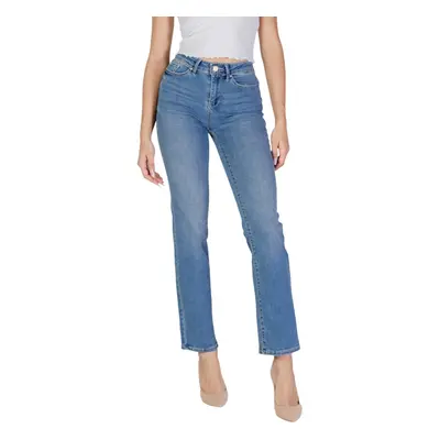 Vero Moda VMFLASH MR STRAIGHT JEANS LI347 GA NOOS 10306823 Egyenes szárú farmerek Kék