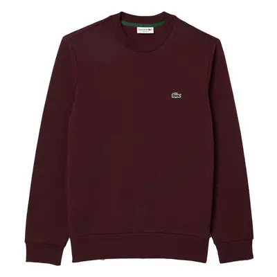 Lacoste Fleece Crew Sweatshirt Bordeaux Pulóverek