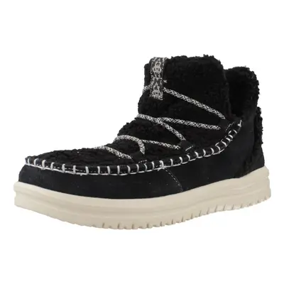 HEYDUDE CAMDEN SUEDE COZY Csizmák Fekete