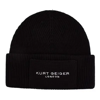 Kurt Geiger London KGL KNITTED BEANIE Baseball sapkák Fekete