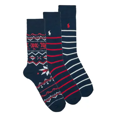 Polo Ralph Lauren DOWNHILL SKR-CREW SOCK-GIFT BOX Kiegészítők Sokszínű