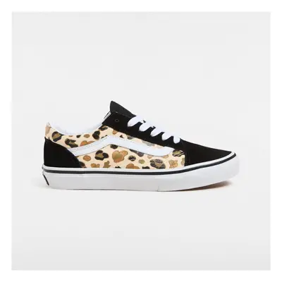 Vans Old skool leopard glitter Deszkás cipők Fekete