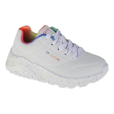 Skechers Uno Lite Rainbow Speckle Rövid szárú edzőcipők Fehér