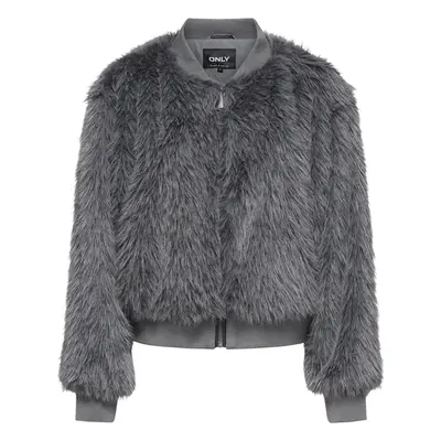 Only Onlmanny Faux Fur Cc Otw 15322405 Kabátok Szürke