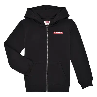 Levis LVN BOXTAB FULL ZIP HOODIE Pulóverek Fekete