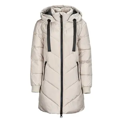 JDY JDYSKYLAR PADDED HOOD JACKET OTW NOOS Steppelt kabátok Bézs