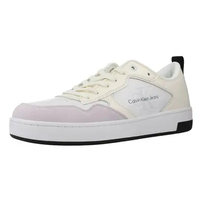 Calvin Klein Jeans CUPSOLE LOW LTH MONO Divat edzőcipők Fehér