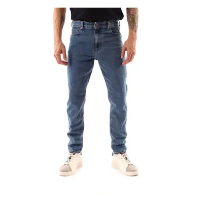 Calvin Klein Jeans K10K112375 Egyenes szárú farmerek Kék