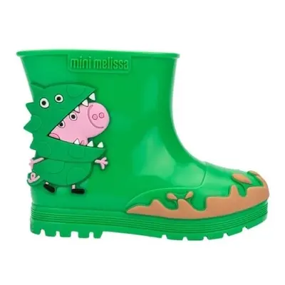 Melissa MINI Welly + Peppa Pig Boots - Green/Beige Csizmák Zöld