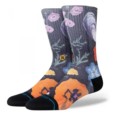 Stance Lucias floral crew Zoknik Fekete