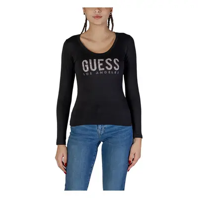 Guess LS CN PYTHON LOGO W5RI66 I3Z14 Hosszú ujjú pólók Fekete