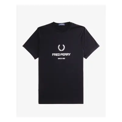 Fred Perry M8588 Rövid ujjú pólók Fekete