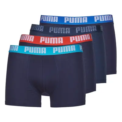 Puma MENS BASIC BOXER PACK X4 Boxerek Tengerész