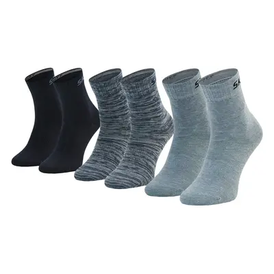 Skechers 3PPK Boys Mech Ventilation Socks Sport zoknik Kék