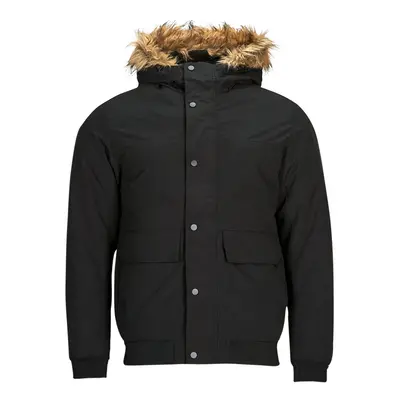 Jack & Jones JJCHAMP BOMBER JACKET FUR Parka kabátok Fekete