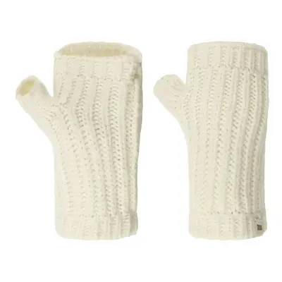 UGG W RIBBED FINGERLESS MITTEN Kesztyűk Fehér