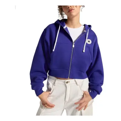 Converse RETRO FULL-ZIP HOODIE Pulóverek Lila