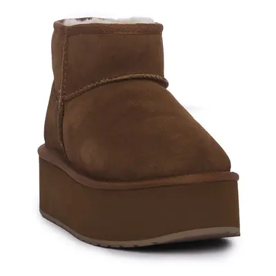 EMU STINGER MICRO FLATFORM CHESTNUT Csizmák Barna