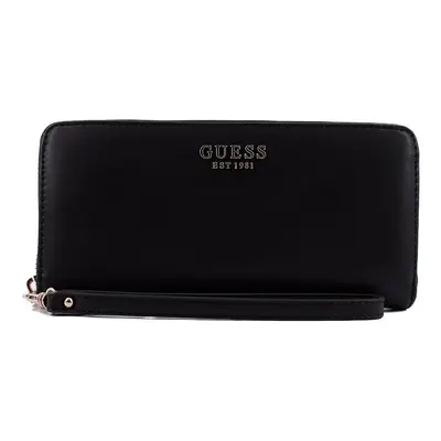 Guess LAUREL SLGMEDIUM ZIP Pénztárca Fekete