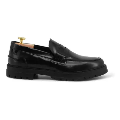 Duca Di Morrone Zeno - Leather Black Vitorlás cipők Fekete