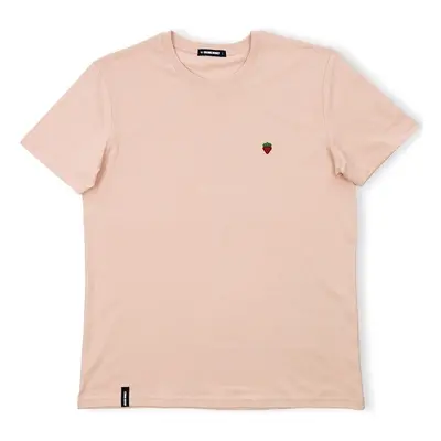 Organic Monkey Strawberry T-Shirt - Salmon Pólók / Galléros Pólók Rózsaszín