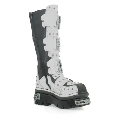 New Rock HIGH BOOT METALLIC M800 C2 HIGH Csizmák Fehér