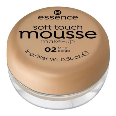 Essence Soft Touch Mousse Foundation Make-up - 02 Matt Beige Alapozók Bézs