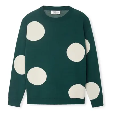 Compania Fantastica COMPAÑIA FANTÁSTICA Knit 10284 - Polka Dots Pulóverek Fehér