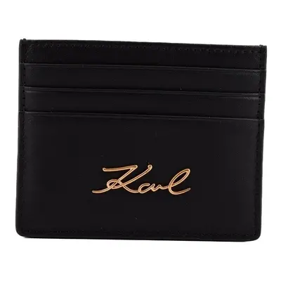 Karl Lagerfeld SIGNATURE CARDHOLDER Pénztárca Fekete