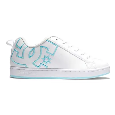 DC Shoes Court graffik 300678 WHITE/WHITE/BLUE (XWWB) Divat edzőcipők Fehér