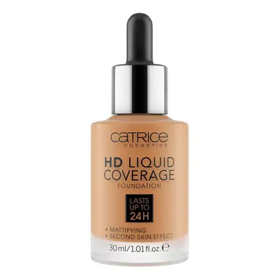 Catrice HD Coverage Liquid Foundation - 65 Bronze Beige Alapozók