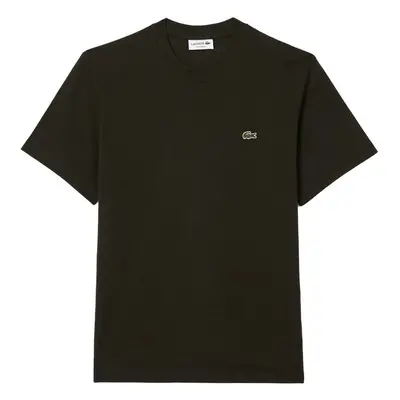 Lacoste Classic Fit Cotton T-Shirt Dark Khaki Green Pólók / Galléros Pólók Zöld