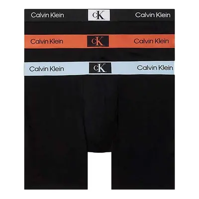 Calvin Klein Jeans 3 Pack Boxer Briefs Black Boxerek Fekete