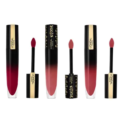 L'oréal Set of 3 Liquid Lipsticks Laqué Signature - 314 Be Succ Rúzs Más