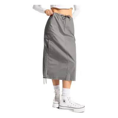 Converse LONG WOWEN CARGO SKIRT SHARKSKIN Nadrágok Szürke