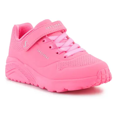 Skechers Uno Lite 310451L-NPNK Neon Pink Szandálok / Saruk Rózsaszín