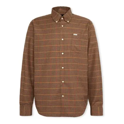 Barbour Henderson Regular Shirt - Stone Hosszú ujjú ingek Barna