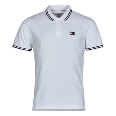 Tommy Jeans TJM CLSC TIPPING DETAIL POLO Rövid ujjú galléros pólók Fehér