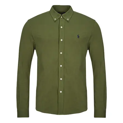 Polo Ralph Lauren CHEMISE AJUSTEE COL BOUTONNE EN POLO FEATHERWEIGHT Hosszú ujjú ingek Keki