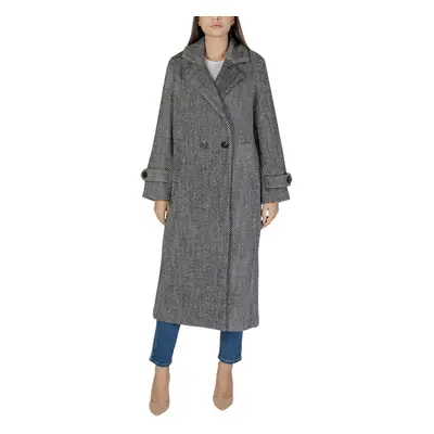 Vila VISAIA L/S COAT 14097914 Kabátok Fekete