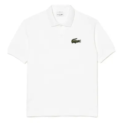 Lacoste Unisex Loose Fit Polo - Blanc Pólók / Galléros Pólók Fehér