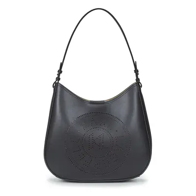 Karl Lagerfeld K/CIRCLE HOBO BAG PERFORATED Válltáskák Fekete