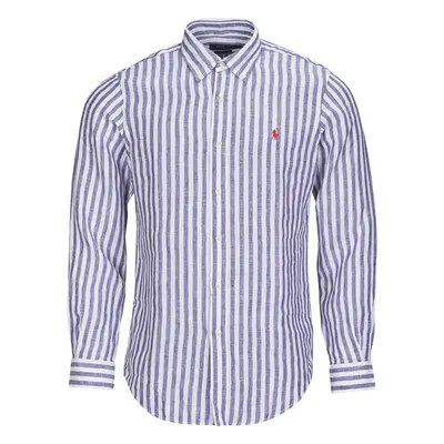 Polo Ralph Lauren CHEMISE COUPE DROITE EN LIN Hosszú ujjú ingek Sokszínű