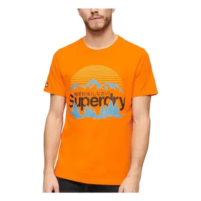 Superdry - Rövid ujjú pólók Narancssárga