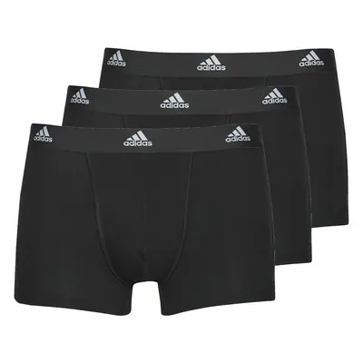 adidas ACTIVE FLEX COTTON PACK X3 Boxerek Fekete