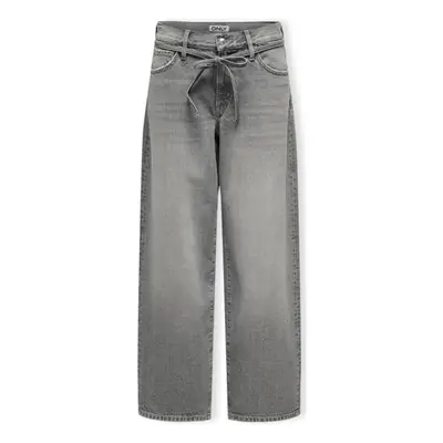 Only Gianna Jeans - Medium Grey Denim Egyenes szárú farmerek Szürke