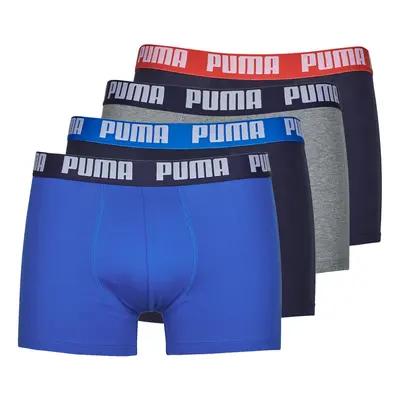 Puma MENS BASIC BOXER PACK X4 Boxerek Sokszínű