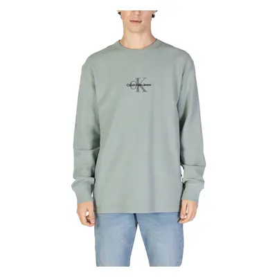 Calvin Klein Jeans CITY GRID LS TEE J30J325647 Pulóverek Zöld